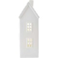 Vánoční světelná LED dekorace House 16 cm bílá