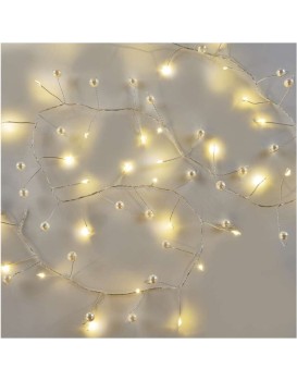 Vánoční světelná LED girlanda s časovačem Adrean 120 cm teplá bílá