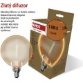 LED žárovka DECO G130OA teplá bílá