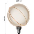 LED žárovka DECO FLAME G130SRA teplá bílá