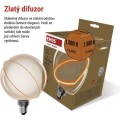 LED žárovka DECO FLAME G130SRA teplá bílá