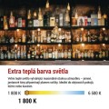 LED žárovka DECO FLAME S123 I teplá bílá
