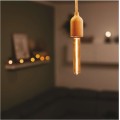 LED žárovka DECO FLAME T30 teplá bílá