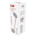 Stolní LED lampa CHARLES bílá