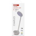 Stolní LED lampa CHARLES bílá