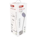 Stolní LED lampa CHARLES bílá