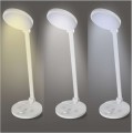Stolní LED lampa CHARLES bílá