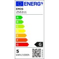 LED žárovka DECO SMOKED A60 teplá bílá