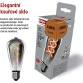 LED žárovka DECO SMOKED ST64 teplá bílá