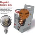 LED žárovka DECO SMOKED G95 teplá bílá