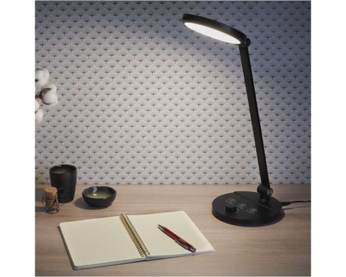 Stolní LED lampa CHARLES černá