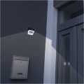 Solární LED svítidlo LUNIS s pohybovým čidlem černé/neutrální bílé