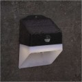Solární LED svítidlo LUNIS s pohybovým čidlem černé/neutrální bílé
