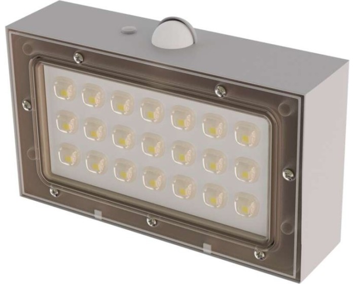 Solární LED svítidlo BRIXO I s pohybovým čidlem bílé/neutrální bílá