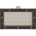 Solární LED svítidlo BRIXO I s pohybovým čidlem, černé, neutrální bílá