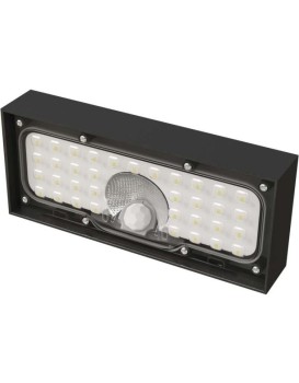 Solární LED svítidlo BRIXO II s pohybovým čidlem černé/neutrální bílá