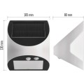 Solární LED svítidlo LUMI s pohybovým čidlem bílé/neutrální bílé