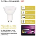 Chytrá LED žárovka GoSmart MR16/GU10 4,8W 230V Wi-Fi RGB stmívatelná