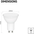 Chytrá LED žárovka GoSmart MR16/GU10 4,8W 230V Wi-Fi RGB stmívatelná