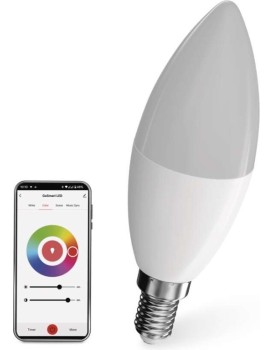Chytrá LED žárovka GoSmart E14 4,8W 230V Wi-Fi RGB stmívatelná