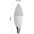 Chytrá LED žárovka GoSmart E14 4,8W 230V ZigBee RGB stmívatelná