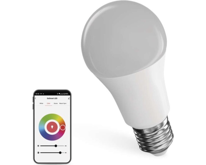 Chytrá žárovka GoSmart LED E27 11W 230V ZigBee RGB stmívatelná