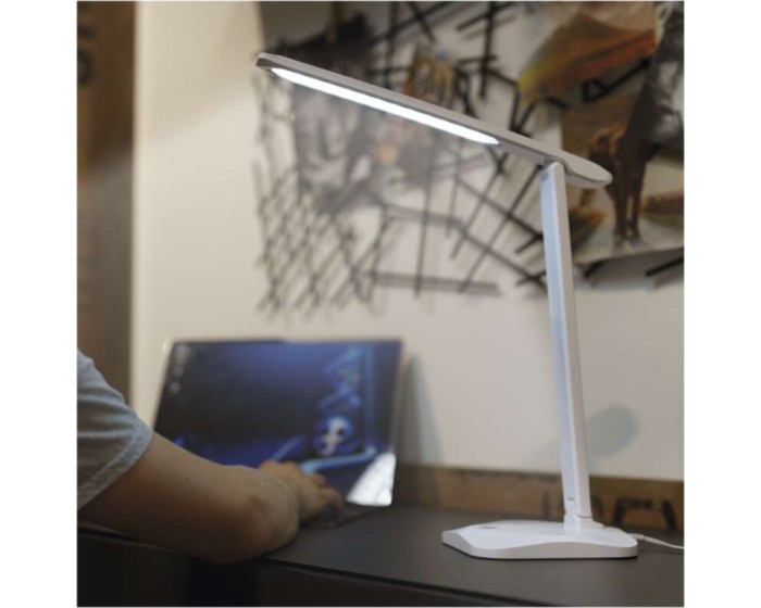 Stolní LED lampa Chase bílá