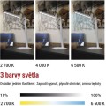 Stolní LED lampa Chase bílá