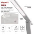 Stolní LED lampa Chase bílá