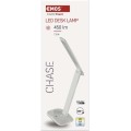 Stolní LED lampa Chase bílá