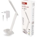 Stolní LED lampa Chase bílá