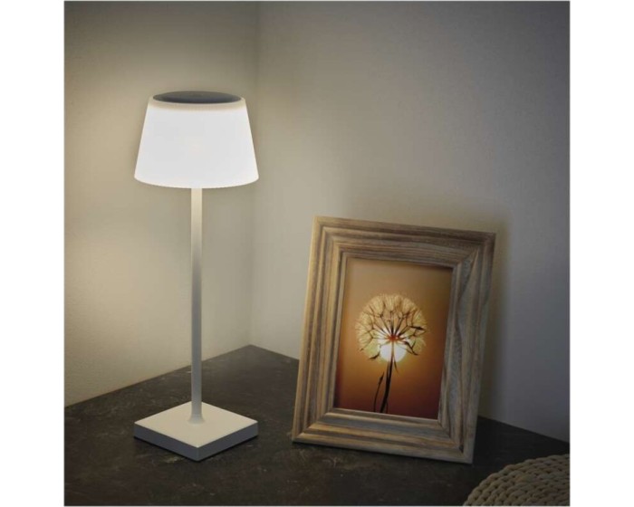 Stolní LED lampa KATIE bílá