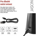 Nabíjecí stolní LED lampa Jason černá