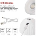 Nabíjecí stolní LED lampa Sophie bílá