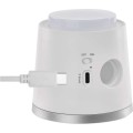 Nabíjecí stolní LED lampa Abbie bílá