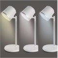 Nabíjecí stolní LED lampa Abbie bílá
