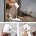 Nabíjecí stolní LED lampa Abbie bílá