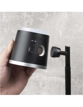 Nabíjecí stolní LED lampa Abbie černá