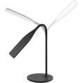 Stolní LED lampa Oscar s bezdrátovým nabíjením černá