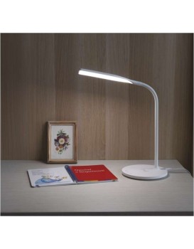 Stolní LED lampa Oscar s bezdrátovým nabíjením bílá