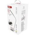 Stolní LED lampa Oscar s bezdrátovým nabíjením bílá