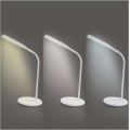 Stolní LED lampa Oscar s bezdrátovým nabíjením bílá