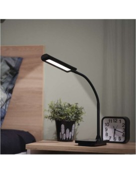 Stolní LED lampa KYLE s USB černá