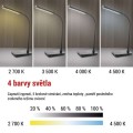 Stolní LED lampa KYLE s USB černá