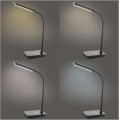 Stolní LED lampa KYLE s USB černá