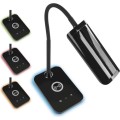 Stolní LED lampa KYLE s USB černá