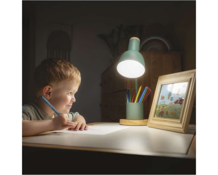 Stolní lampa Poppy zelená