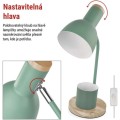 Stolní lampa Poppy zelená