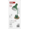 Stolní lampa Poppy zelená