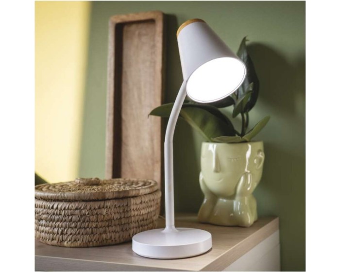 Stolní LED lampa Tara bílá